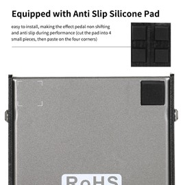 Mingzhe Distortion Guitar Effect Pedal Portable Guitar Effector with Low/MID/HIGH Frequency Boost Level Drive Controls for Electric Guitar - Extreme