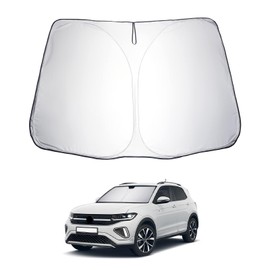 LUWU Compatible with VW Taigo/Nivus 2021 2022 2023 2024 Car Sun Shade Front Car Windshield Sunshade Keeps Vehicle Cool-UV Ray Protector Sunshade Visor Taigo Nivus 2024 Accessories