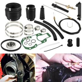 VSSHOP Mercruiser Alpha 1 One Gen II 2 Transom Service Kit Gimbal Shift Cable bellows