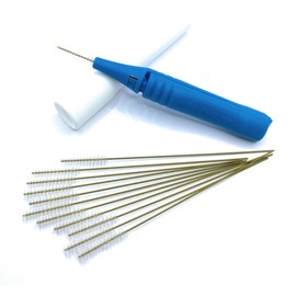 DOFT Premium Interdentalbürste zur effektiven Reinigung der Zahnzwischenräume. 3x12 Stück. (0,6/ISO 3 Hellblau)