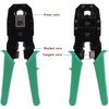 E-outstanding Network Crimper,Cable Stripper Cutter - RJ11 RJ12 RJ45 Connector