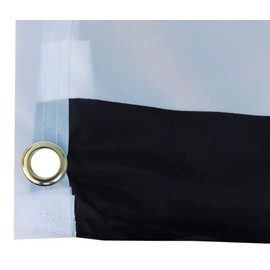 Trade Winds USA Police Memorial Thin Blue Line Skull & Paw Premium Quality Heavy Duty 100D Woven Poly Nylon Flag 3x5 3'x5' Banner Grommets (RUF)