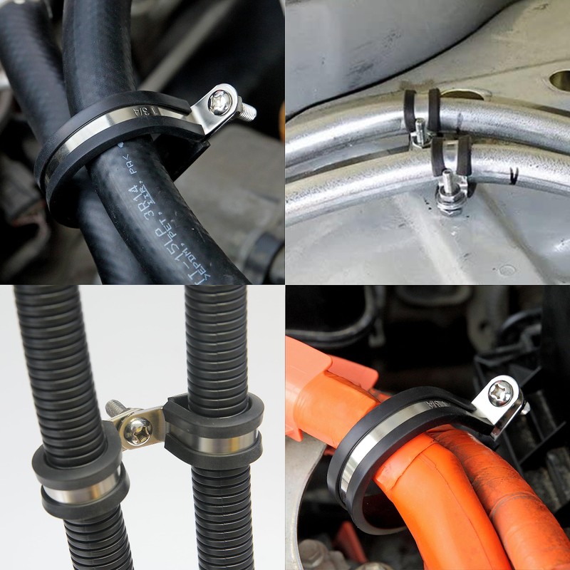 20 PCS 3/4 Inch Cable Clamps, 304 Stainless Steel Cable