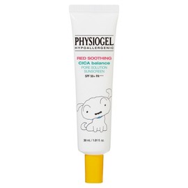 Physiogel Red Soothing AI Cica Balance Pore Solution Sunscreen Albino SPF50+ PA++++, 1 piece, 30ml / 피지오겔 레드수딩 AI 시카밸런스 포어 솔루션 썬스크린 흰둥이 SPF50+ PA++++, 1개, 30ml