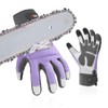 Vgo... Chainsaw Gloves 12-Layer Protection on Both Hands in Cowhide,