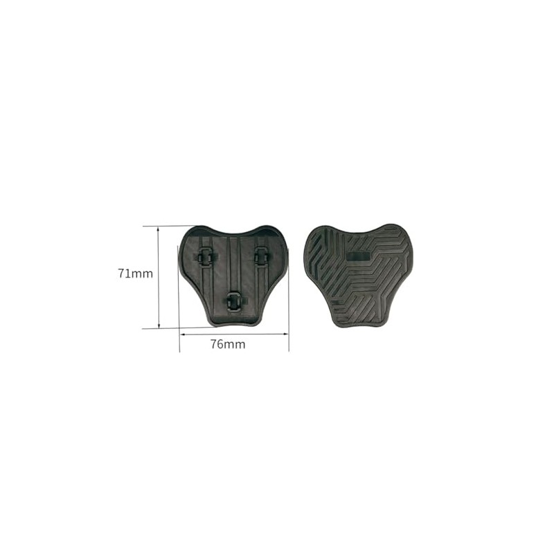 HOUSON Bicycle Pedal Plate Adapter with Cleats Compatible with KEO