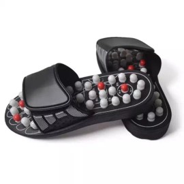 DD 지압 슬리퍼 자갈 발바닥 발 건강 신발 DD-12964 [40-41 (M)] Acupressure Slippers Pebble Insole Foot Health Shoes DD-12964 [40-41 (M)]