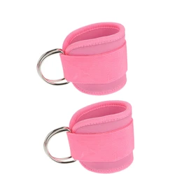 Kisangel 1pair Fitness Ankle Straps for Cable Machines Buckles for Leg Stretching Hip Abduction and Leg Curling Indoor Workout Accessories for Home Gym Training