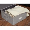 Covermates Keepsakes Zip-Top Storage Box Set, 3 Pack Heavy Duty