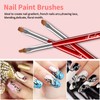 Kredioo 8 Pieces Nail Brush for UV Varnish Gel Set