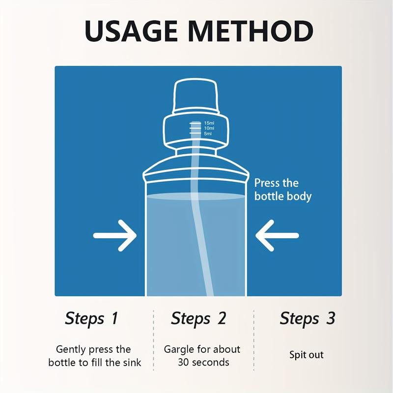 TAHU Oral care mouthwash with collagen peptides (10oz) - Flavour: