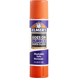 Elmer's Elmer’s Disappearing Purple Glue Sticks with Bonus Re-Stick Glue Stick, 3 + 1