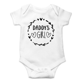 AW Fashions Daddy's Girl - Sorry Ladies My Dad Is Definitely Taken - Bonito body de una pieza para bebé, Blanco, 6 meses