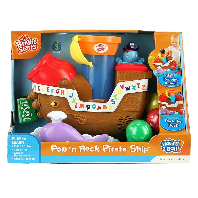 Bright Starts Having a Ball Pop and Rock Pirate Ship