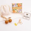 YOU WIZV Gold Cherry Bag Purse Handbag Charms Keychains for
