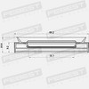 Febest 95PEY-34660924C Shaft Seal, Drive Shaft