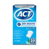 ACT Dry Mouth Moisturizing Gum, 20 Pieces, With Xylitol, Sugar