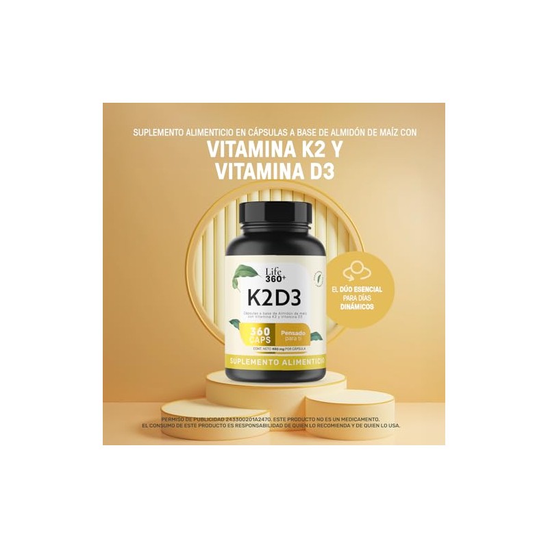 Life 360 Suplemento Alimenticio Vitamina 400 Cápsulas