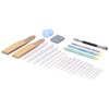 26 Pieces Blending Stumps Sandpaper Boards Eraser Sponge Extension Tool