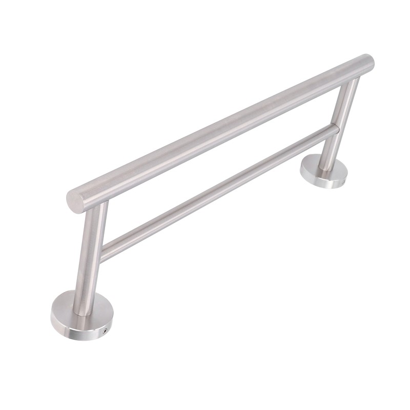 Double Bath Towel Bar Modern Style Stainless Steel Towel Holder