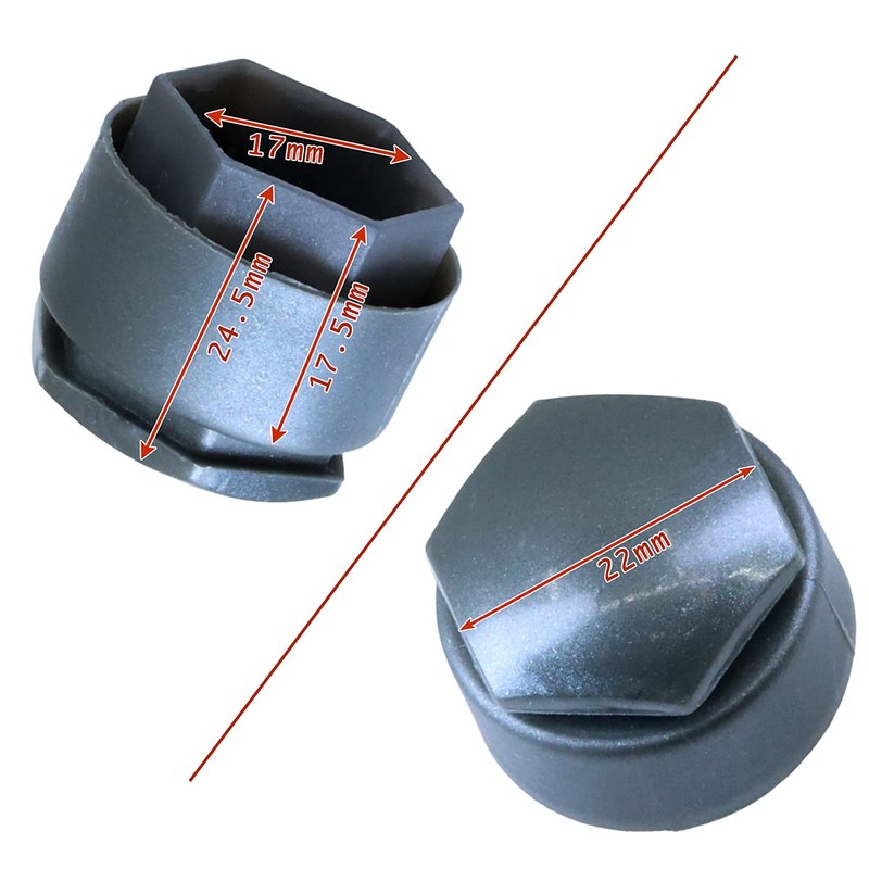 ciciment 20pcs Wheel Nut Caps Covers Include 4pcs locking bolts