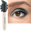 Green Eyeshadow Stick And Sponge Makeup Brush Cream Shimmer Smooth
