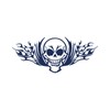 Tattwo.me - 2 Week Waterproof Temporary Plant Tattoos - Skull