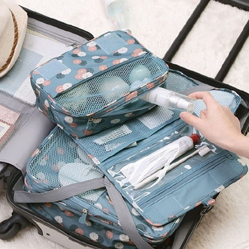 Trawila Travel Hanging Toiletry Bag Cosmetic Bag Makeup Organizers for