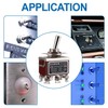 Baomain Toggle Switch DPDT ON/ON 2 Position 250VAC 15A 125VAC