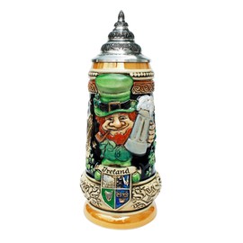 Ireland Leprechaun German Beer Stein by King werk
