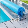 Kisangel 2pcs Ground Pool Cover Cable Winch Self-Locking Hoist for