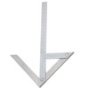 High Accuracy Center Angle Gauge Protractor Stainless Steel 45/90 Degree