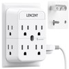 LENCENT 2 Prong Power Strip, 3 to 2 Prong Outlet