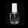 Karlash Premium - Botella de esmalte vacía transparente + cepillo