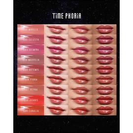 TIMEPHORIA Lunara Frost 3D Lip Gloss – Labial Brillante Voluminizador, Labial Gloss Efecto Espejo No Pegajoso, Tinta para Labios Hidratación 24H con Á