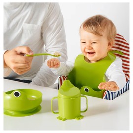 4-Piece Eating Set – Durable & Eco-Friendly Tableware for Kids & Adults – Includes Plate, Bowl, Cup & Spoon – BPA-Free, Dishwasher Safe – Vibrant Green