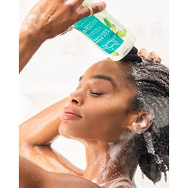 Carol's Daughter Wash Day Delight Love At First Wash Champú sin sulfato de agua a espuma con aloe y agua micelar, sin parabenos, silicona y champú micelar, mejor para cabello rizado y rizado, 16.9 floz
