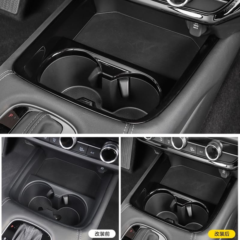 SWD-DG ZRV13-BK Honda ZR-V Front Cup Holder Panel Cover Interior