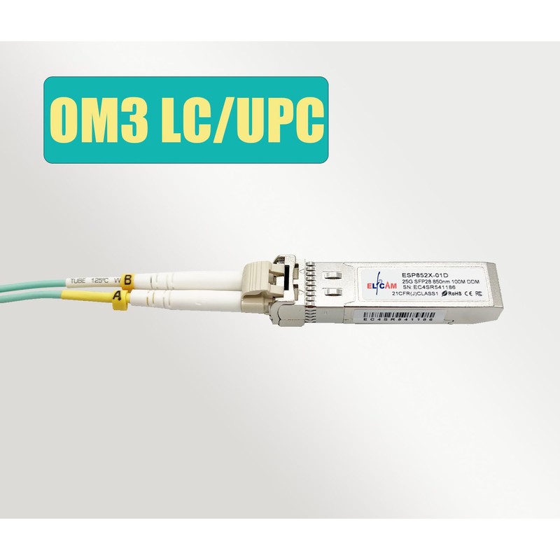 Elfcam® - 25G SFP28 SR Transceiver Module SFP28 25GBASE-SR 850nm
