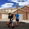 Lifetime 1268 Streamline Impact Portable Basketball System, 44 Inch Backboard