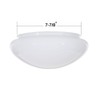 Satco 50-330 9.5-Inch Replacement Mushroom Glass Shade, 7-7/8 Inch Fitter,