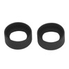 2 Pcs Stereo Microscope Eyepiece Eye Cup Rubber Flat Angle Eyepiece Guard Suitable for 40-42mm Interface Microscope Eyepiece Eyehshield