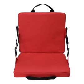 Cojín Plegable Para Silla, Cojín De Estadio Con Respaldo