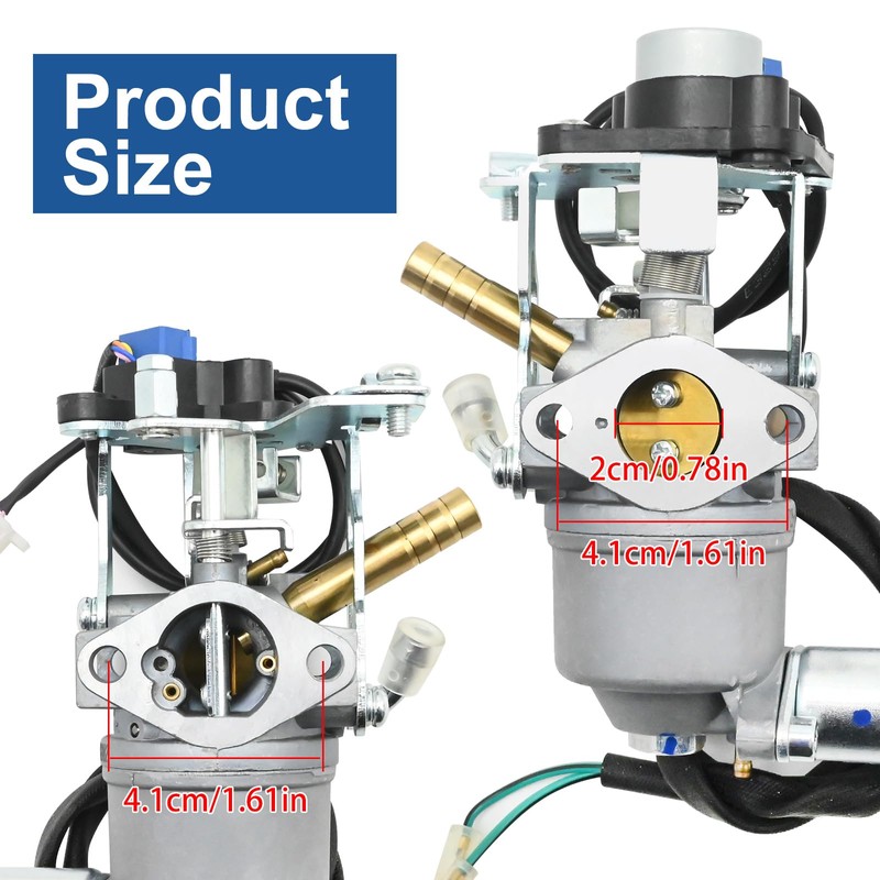 JUUDDENPARTS Carburetor Carb, Replacement for Champion 3400 3060 Watts Dual