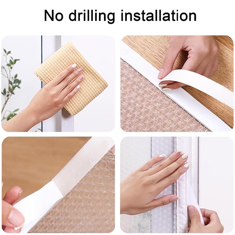 Weatherproofing Window Insulation Kit,Window Insulation Film for Winter,Window Thermal Cover