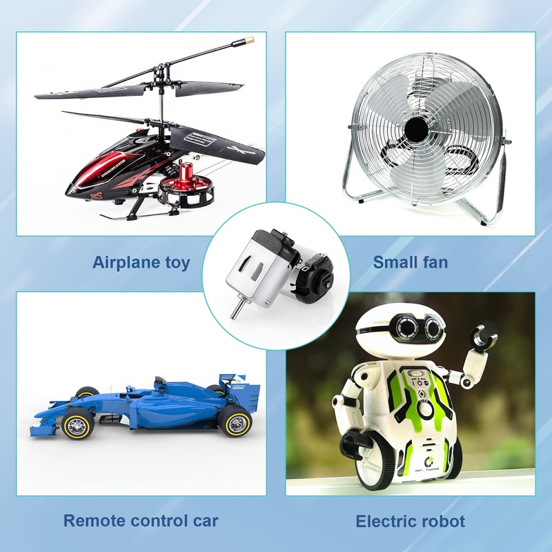 Coume 200 Pack Dc Motor 1.5-3v 23000rpm Mini Hobby Electric