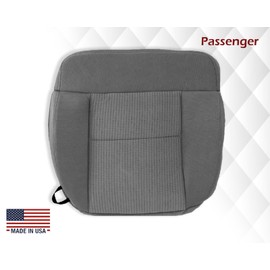 Lone Star Seat Covers 2007 Ford F150 XLT Passenger Bottom Replacement Fabric Seat Cover in Gray Cloth