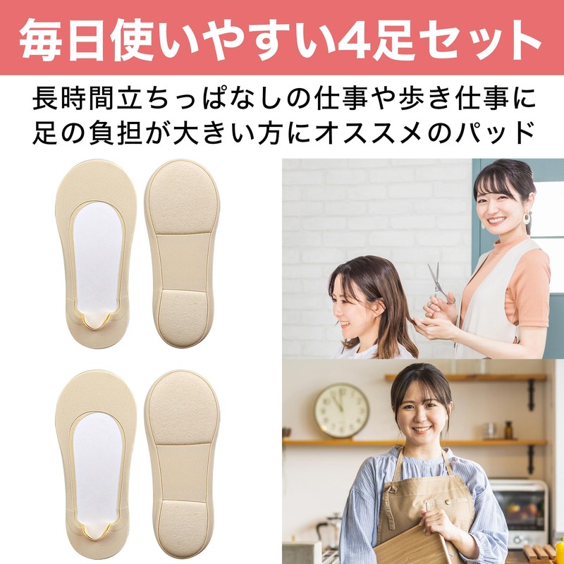 Felimoa Foot Protection Pad, Protective Socks, Cushion Socks, Foot Support,