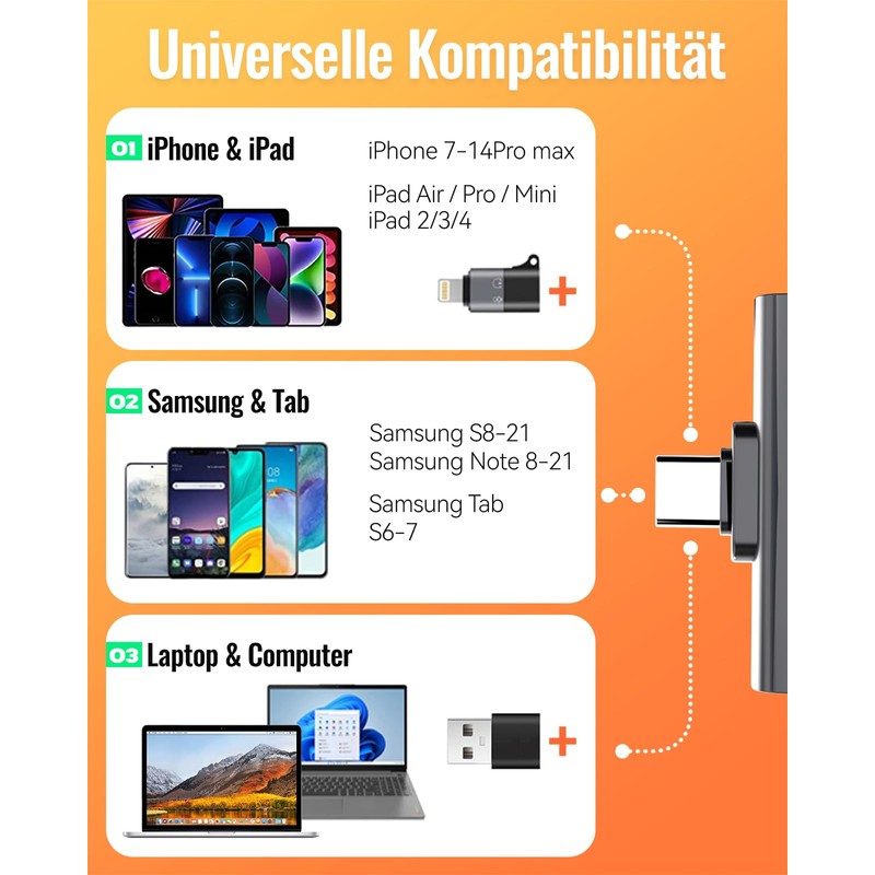 MLZTINGR Wireless Microphone 1t2