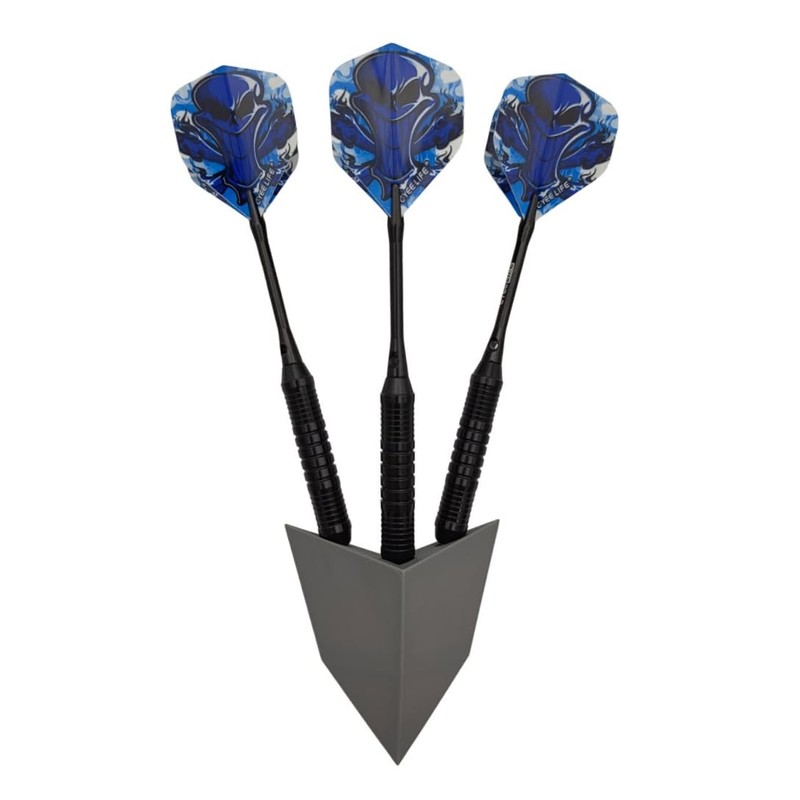 Wall Mounted 3 Dart Holder 2pcs (Grey)